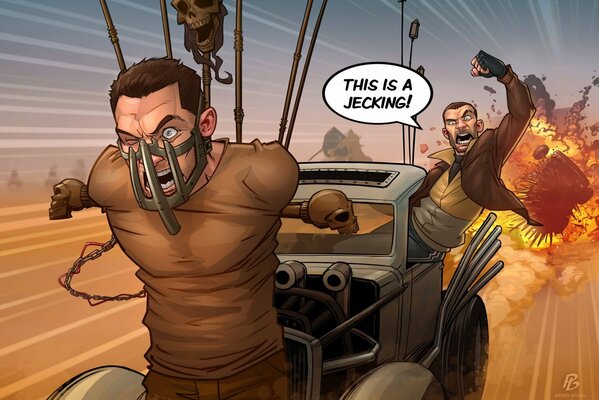 Komiksy Mad Max samochodem