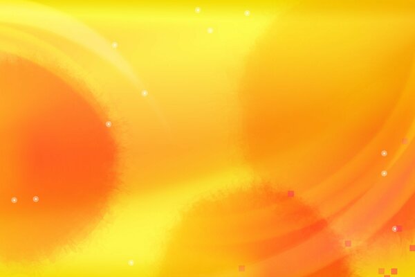 Minimalist style yellow background with orange circles