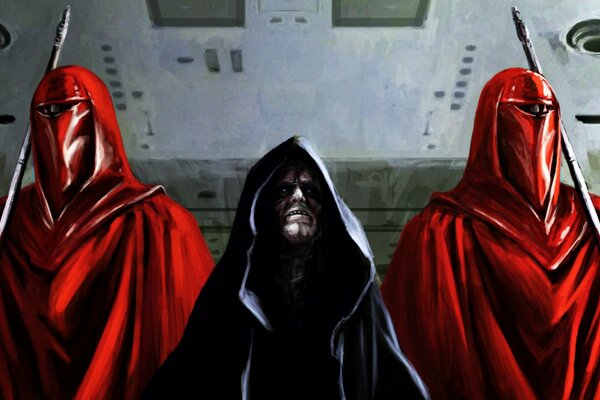 Palpatine and Darth from Star Wars