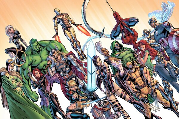 Avengers Comics of All Heroes