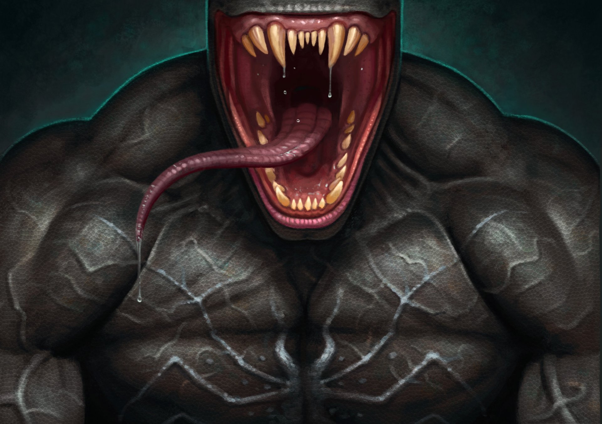 ymbiote comics art language eddie brock