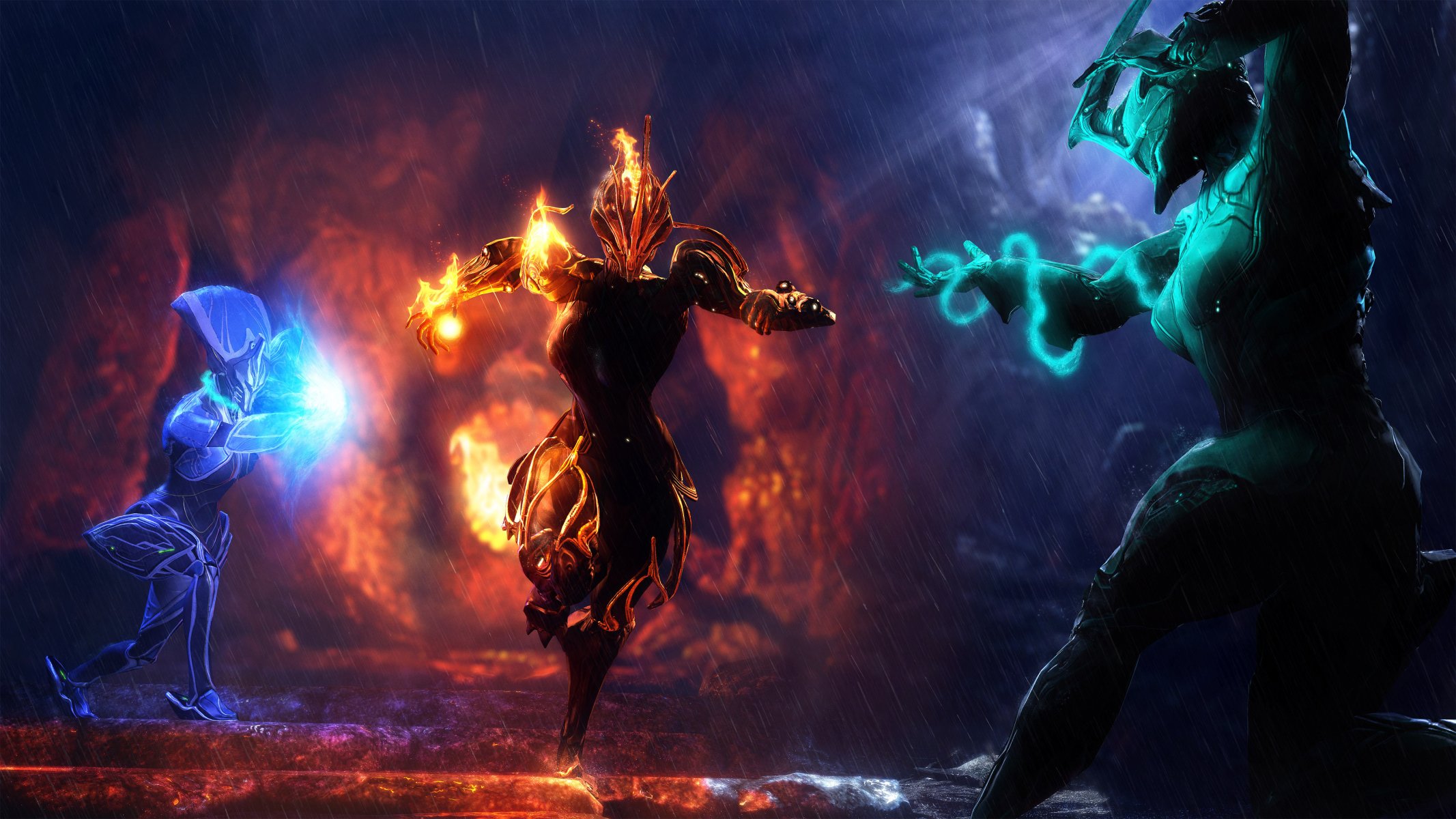 schlacht regen magie kunst warframe amber prime banshee nyx