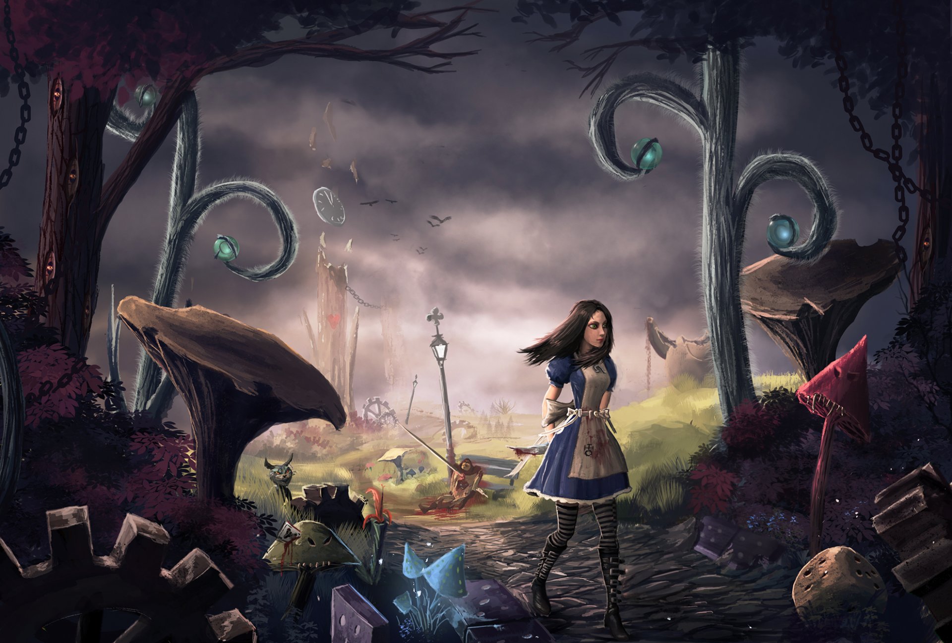 alice wunder alice : madness returns kunst