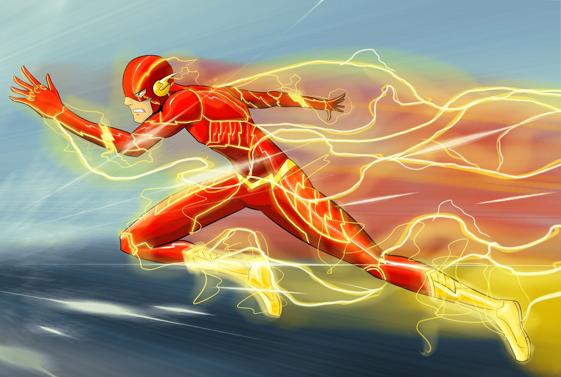 flash dc comics flash kunst geschwindigkeit