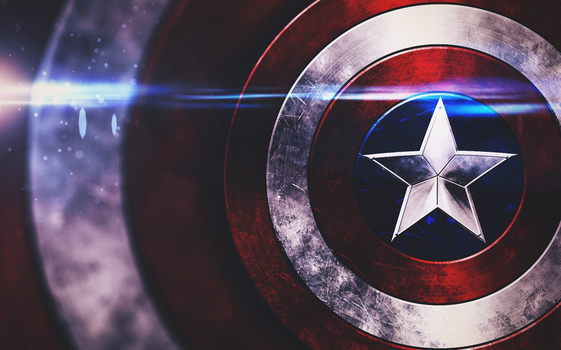 captain america marvel comics shield star