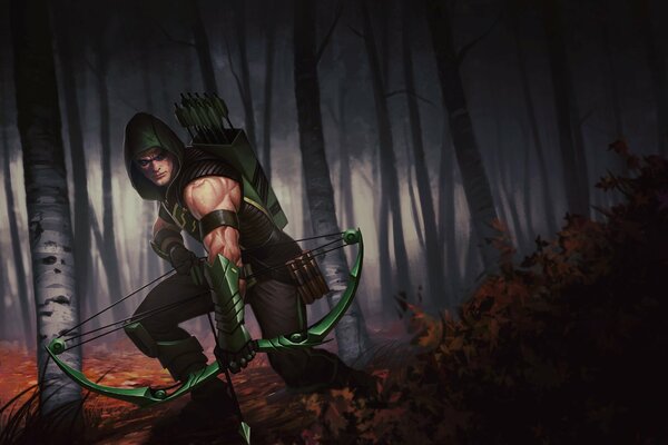 Oliver Queen as Green Arrow