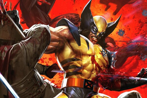 Le combat sanglant de Wolverine dans les bandes dessinées