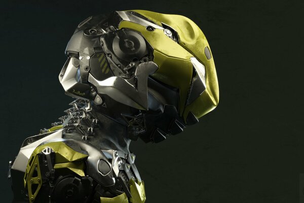 Sci-fi Metal Robot