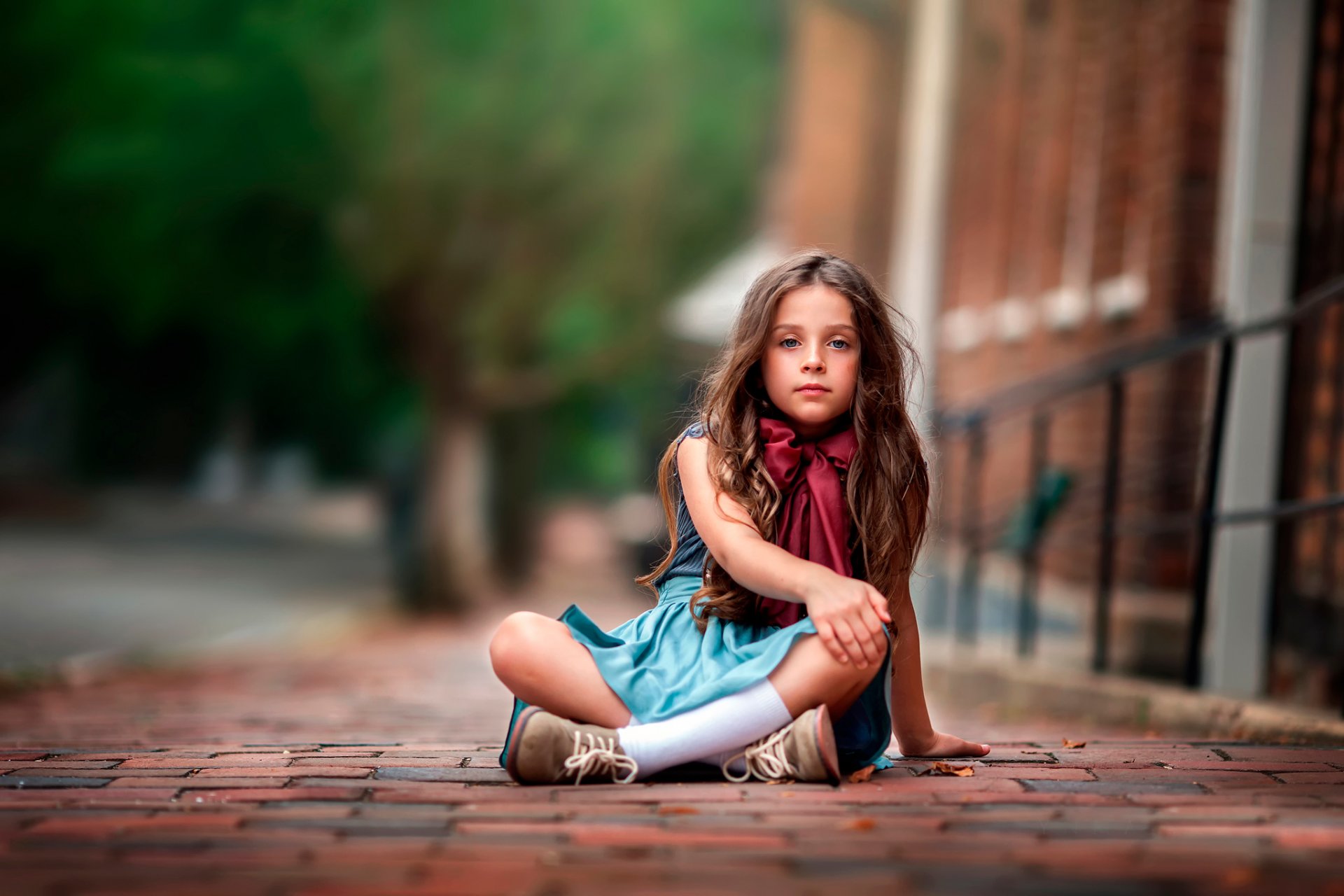 chica fotografía de bebé bellevue avenue rizos mirada