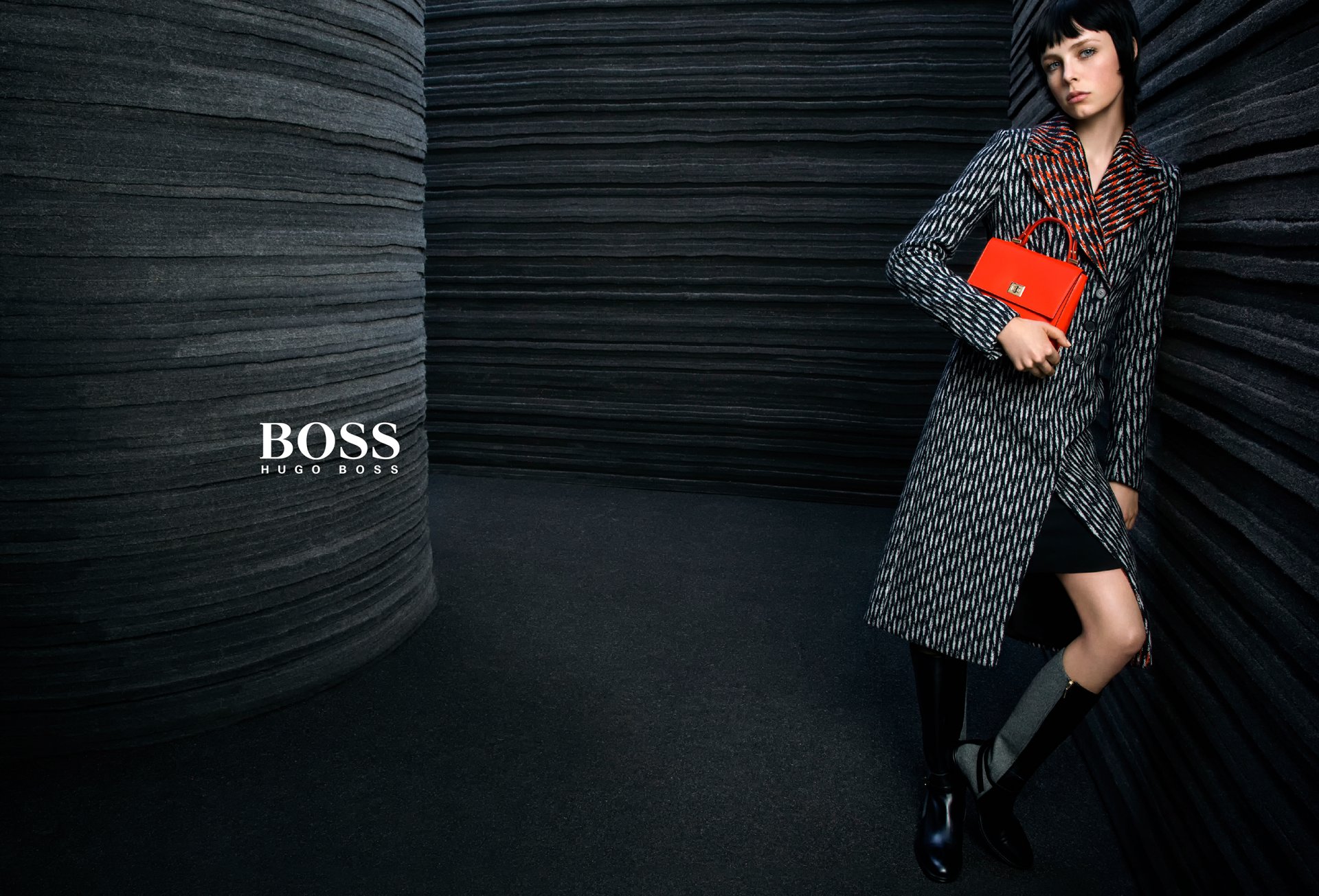 edie campbell hugo boss modelka pokaz