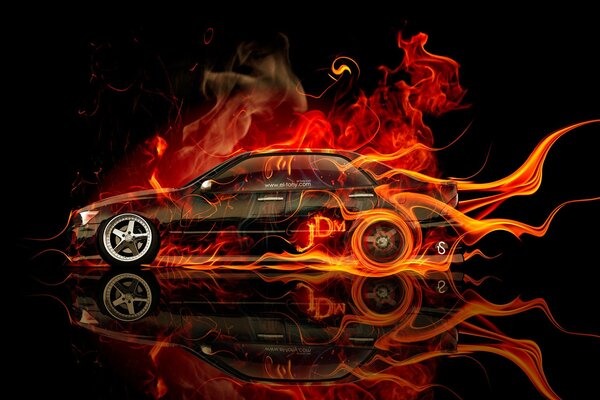 Fiery Toyota 2014