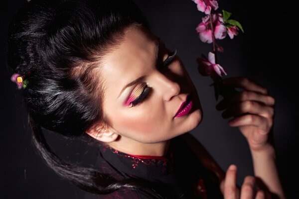 Trucco in stile Sakura