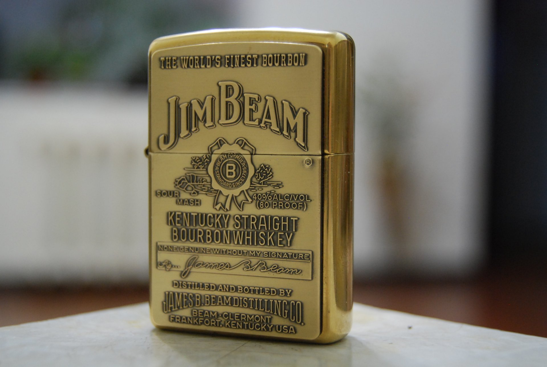 zippo gold lighter