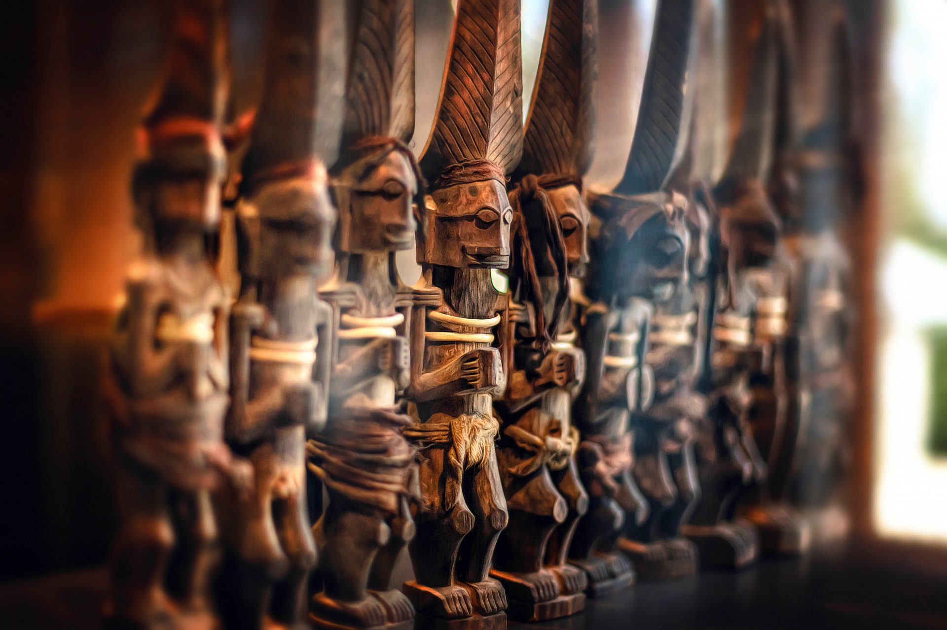 museo rietberg figurine scultura legno lavorazione