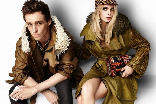 Eddie Redmayne Delevingne modelowanie