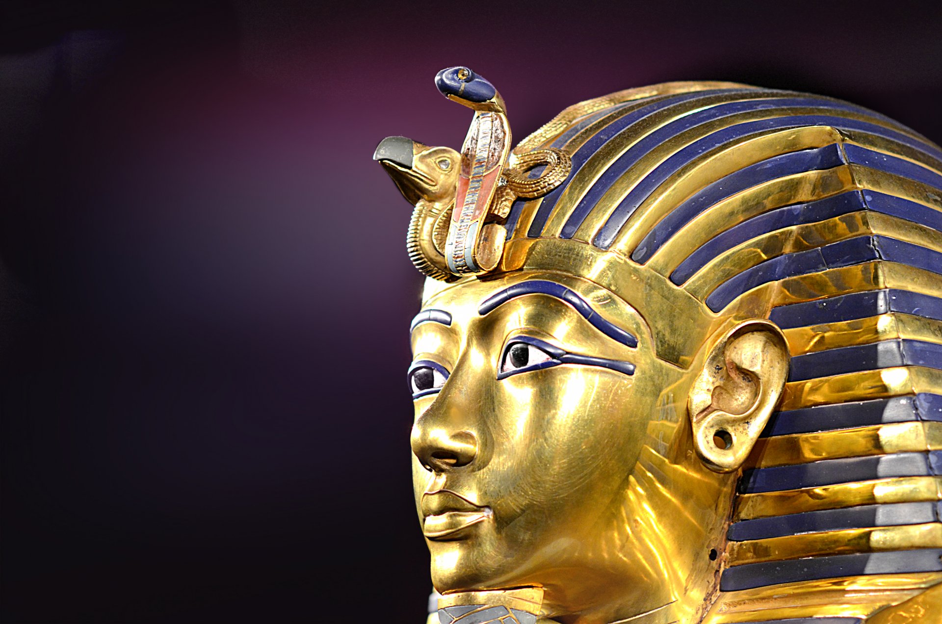 tutankhamon faraone antico egitto maschera