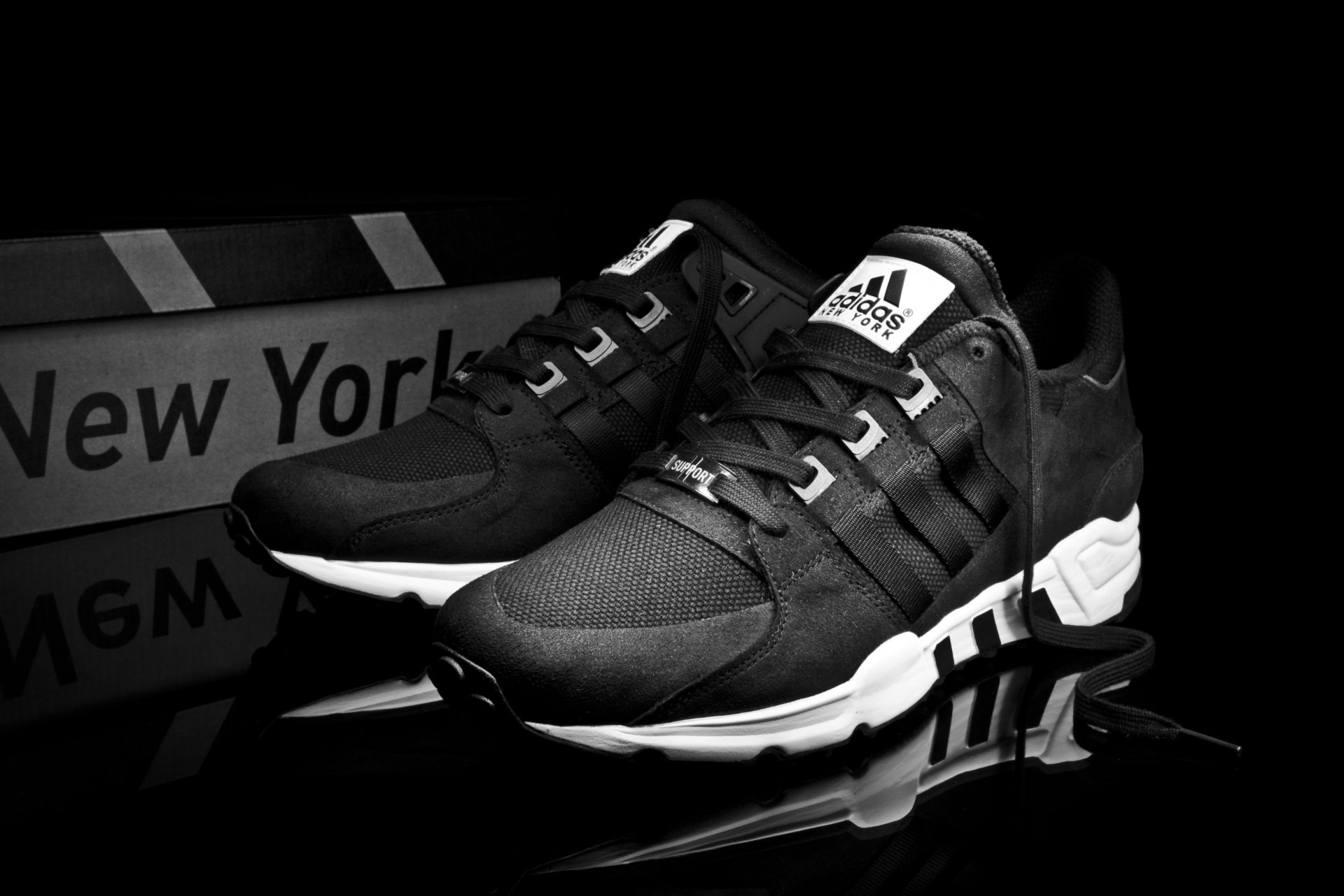 adidas wsparcie eqt nowy jork adidas czarno-biały