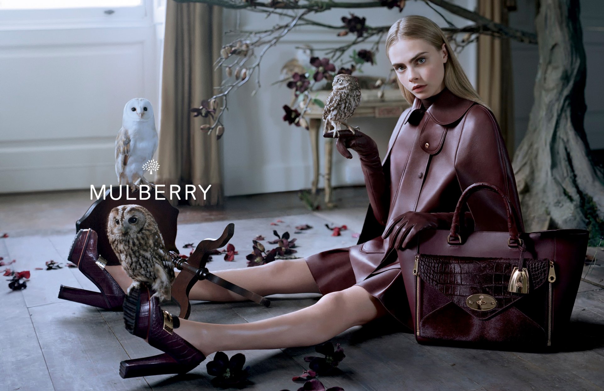 delevingne mulberry marke leder handtasche eulen