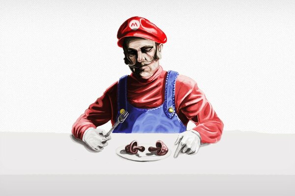 Super Mario en la mesa de los esclavos