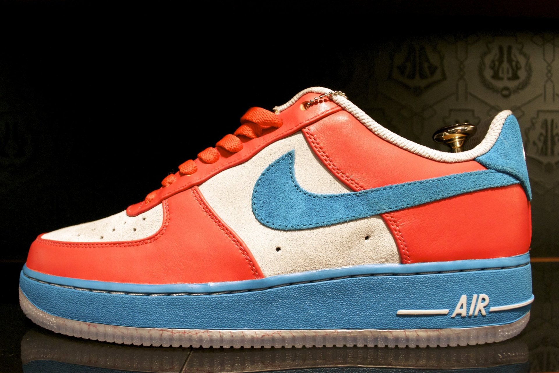 nike air force blau rot