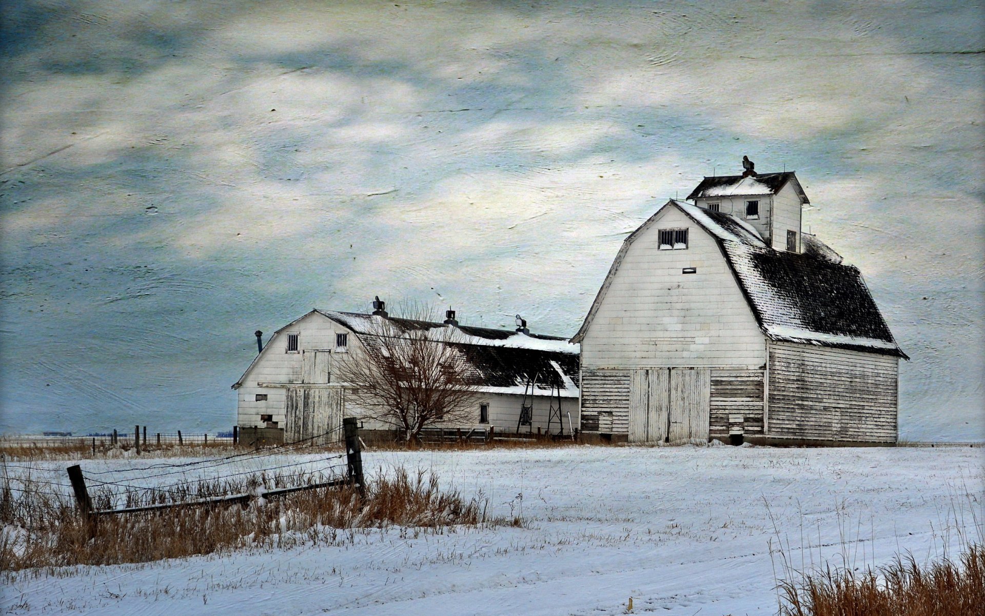 bauernhof feld landschaft hintergrund stil