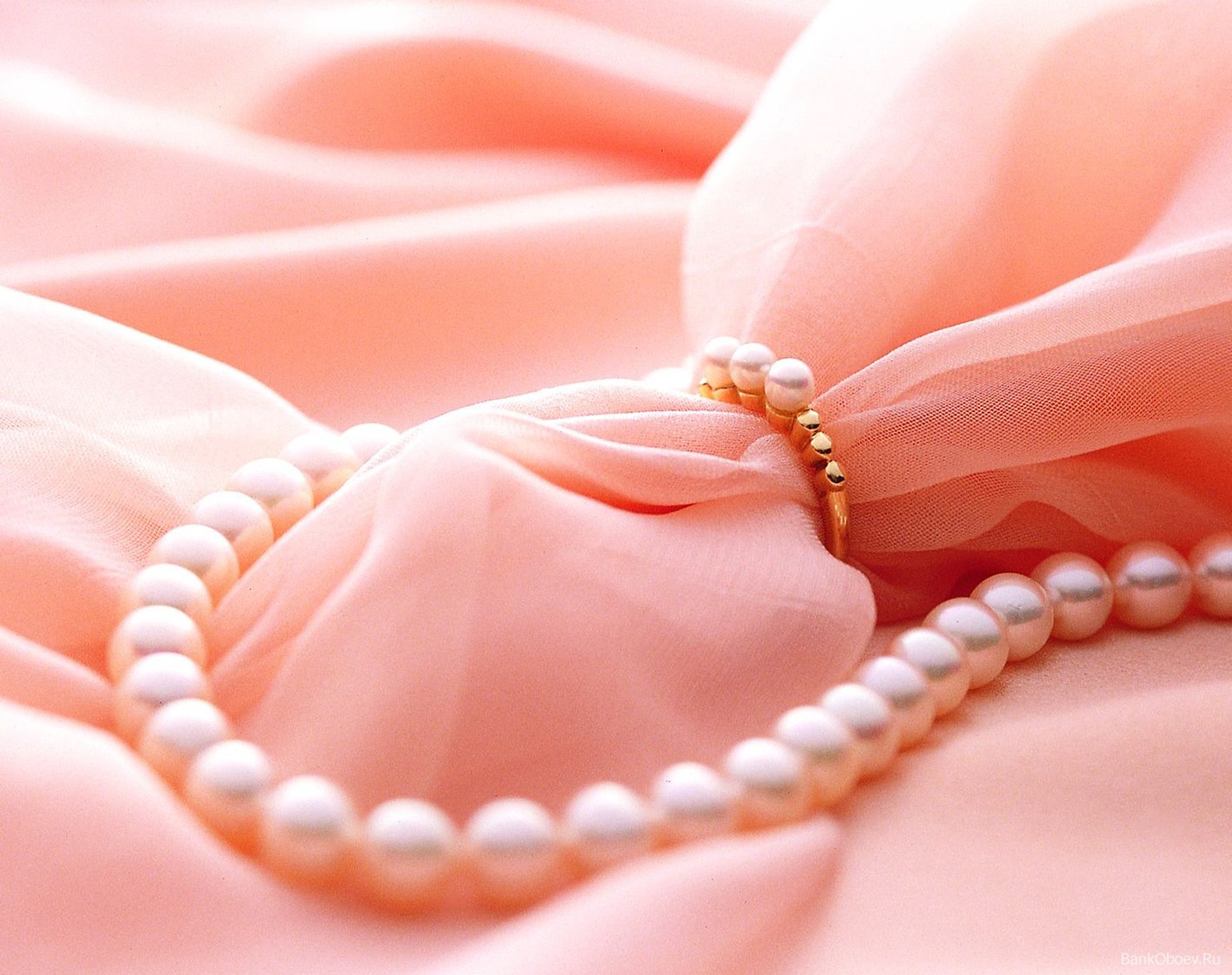 fabric beads pearls pink bead