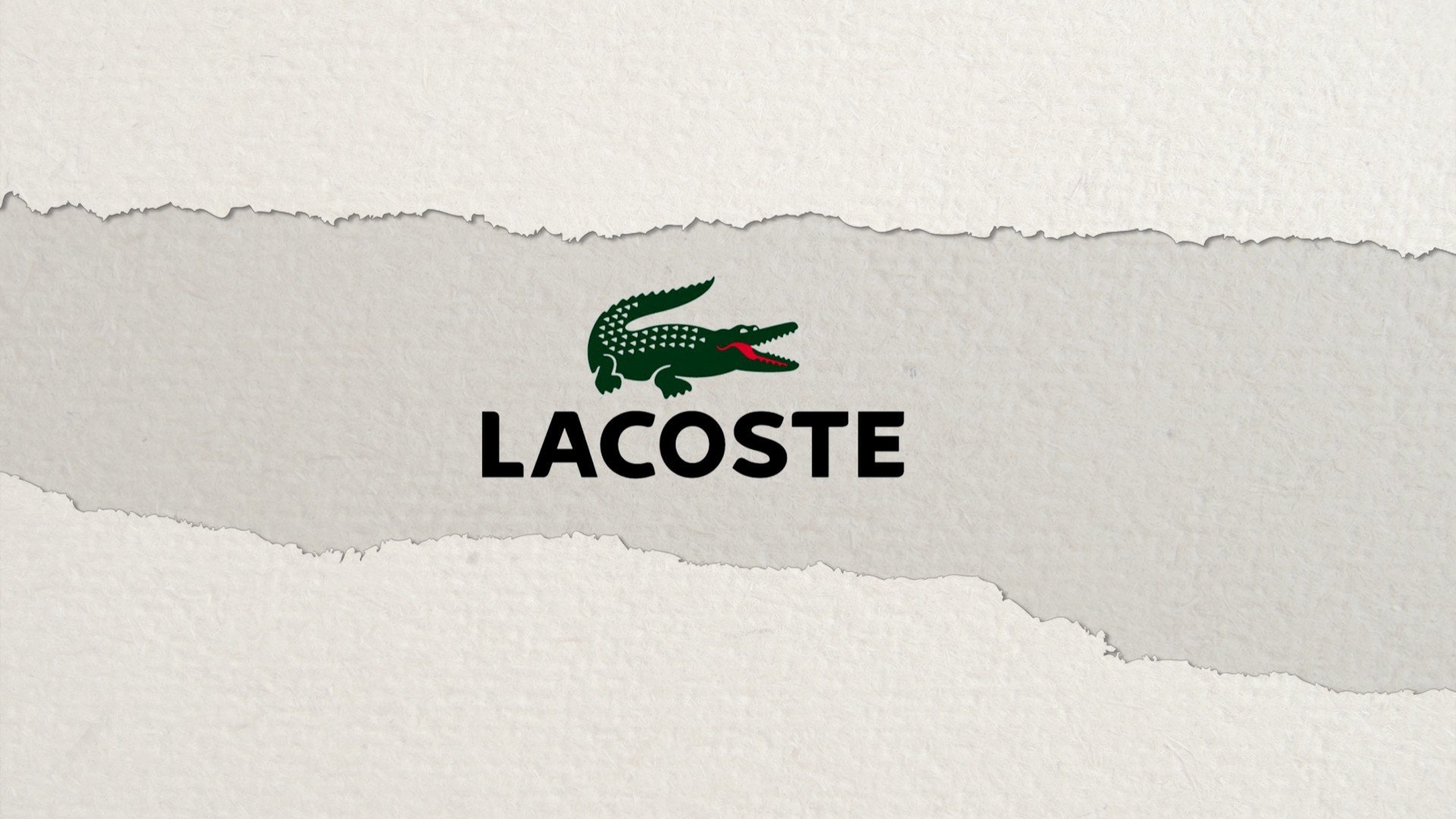 estilo textura logotipo lacoste logotipo