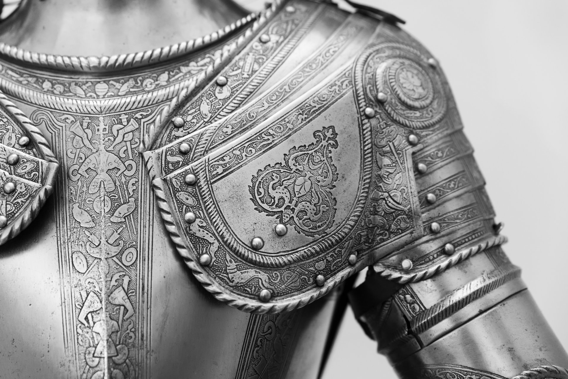 armour metal pattern knight