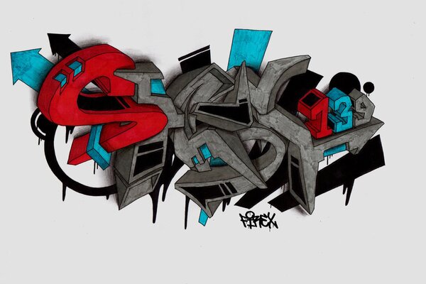 Inscription shest139 de style graffiti