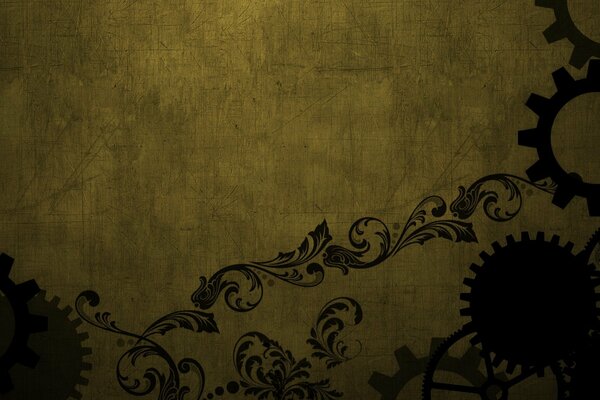 Vintage Bild im Steampunk-Stil