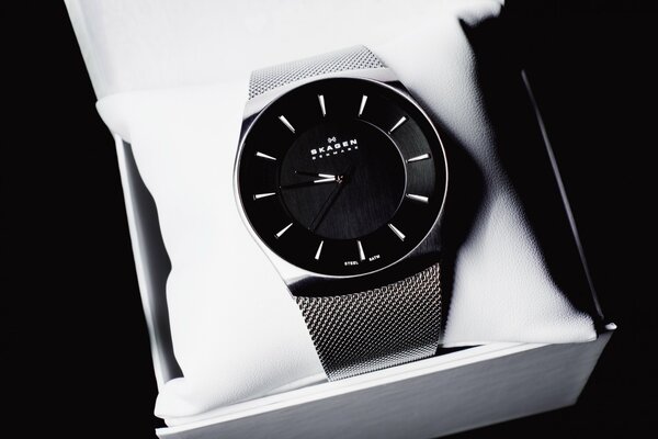 Men s watches in a white box