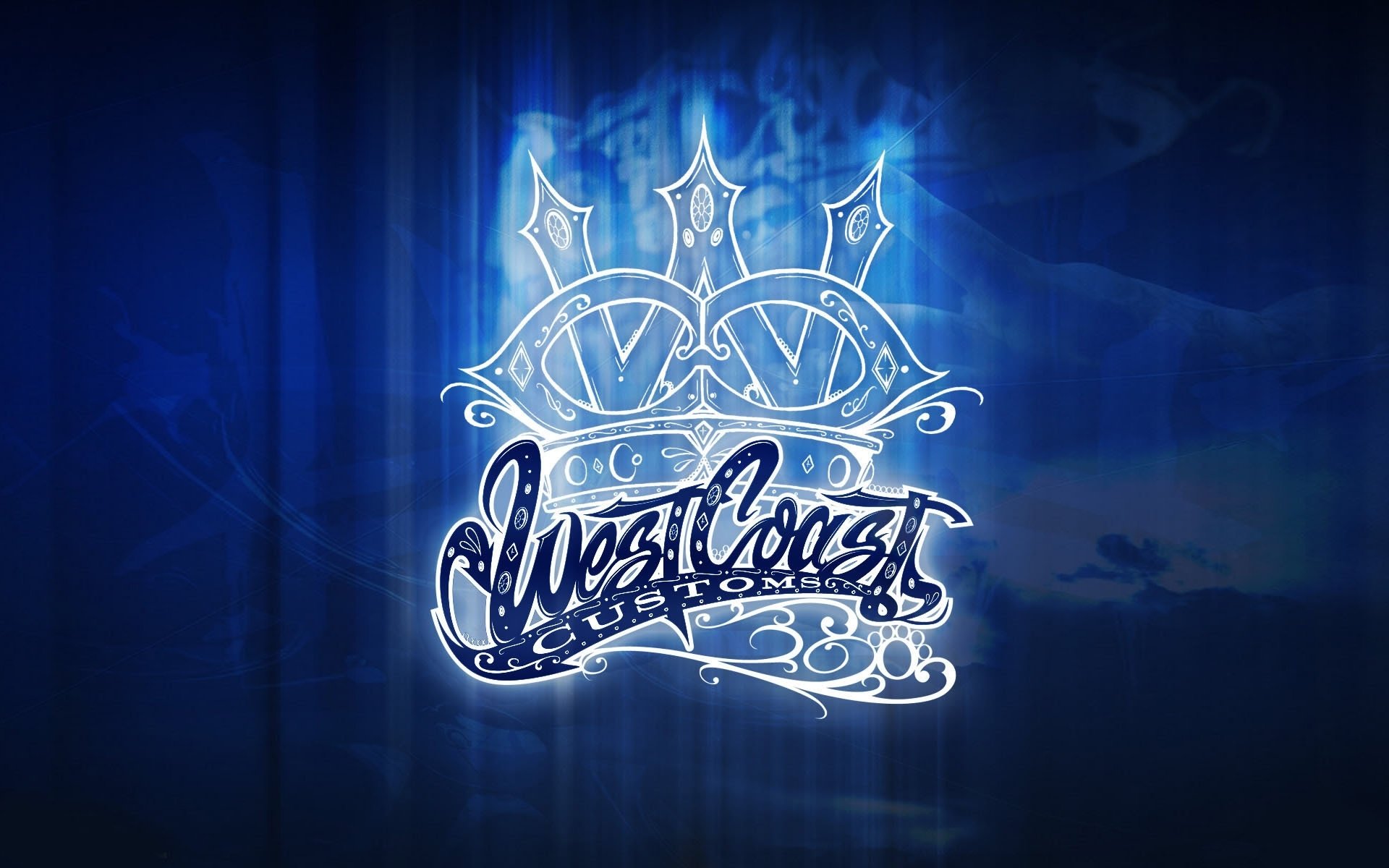 west coast customs вкк вест кост кастомс логотип эмблема надпись тюнинг фон