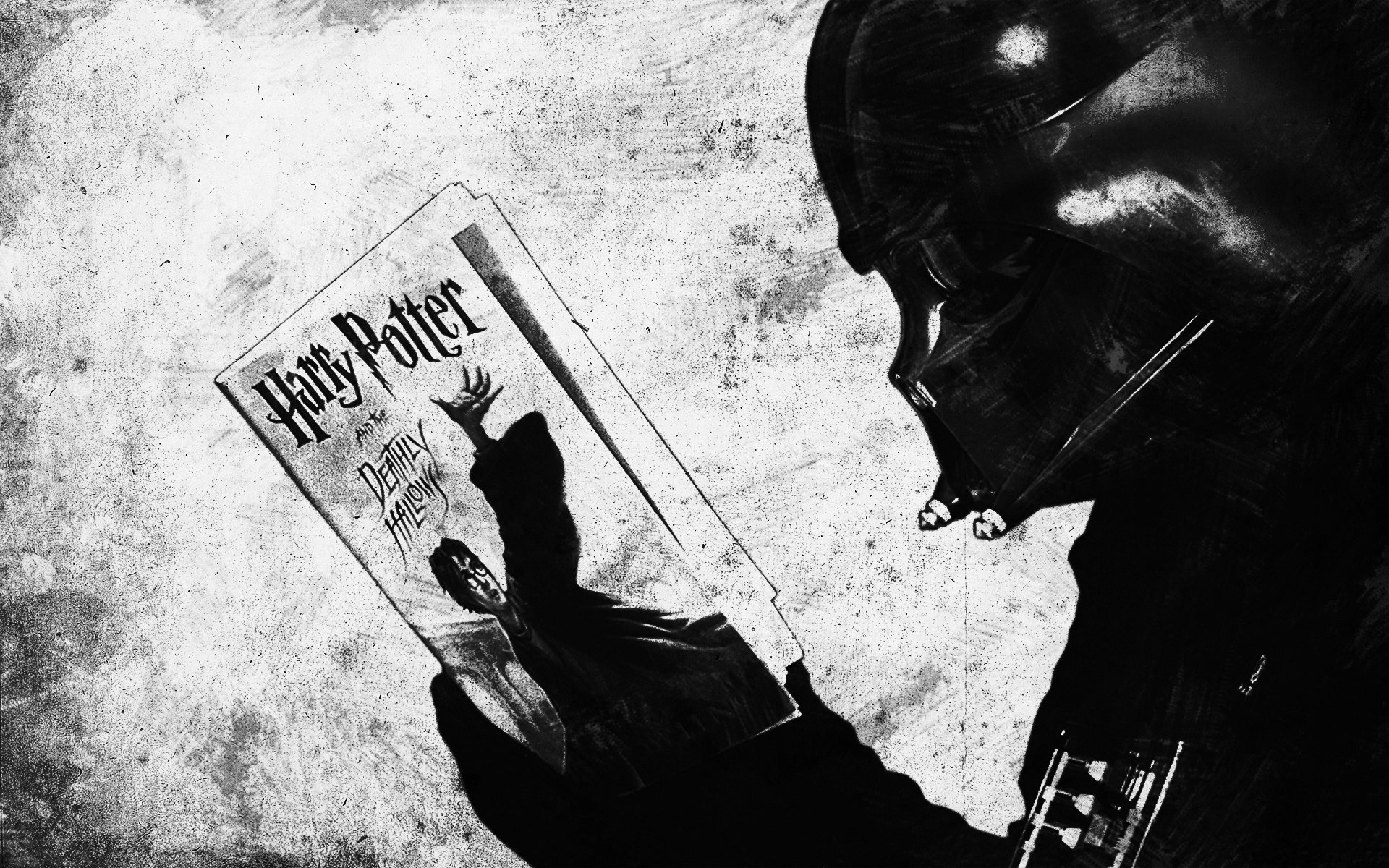 guerre stellari darth vader libro monocromatico harry potter maschera lettura