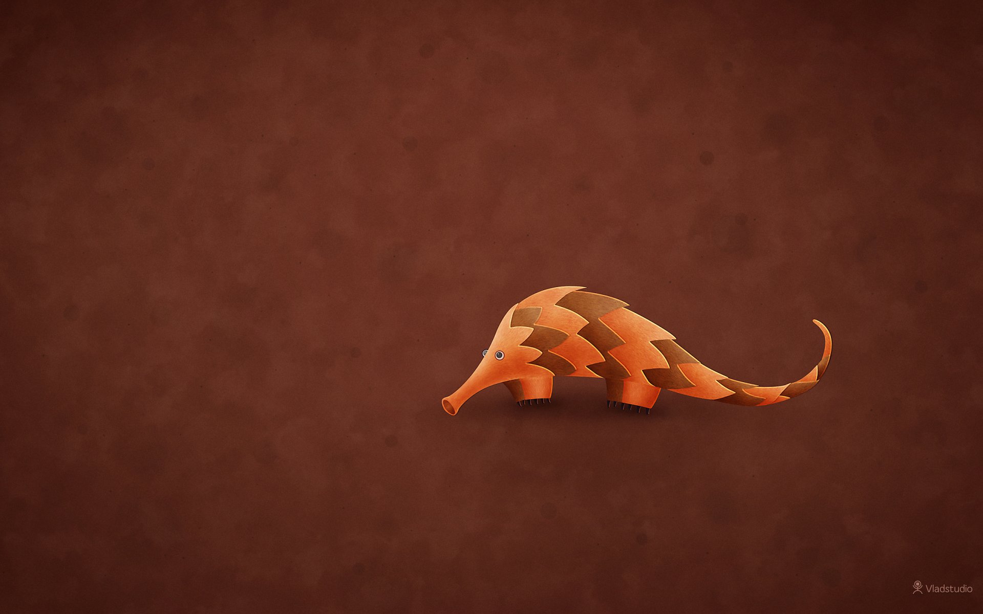 vladstudio hintergrund stil pangolin