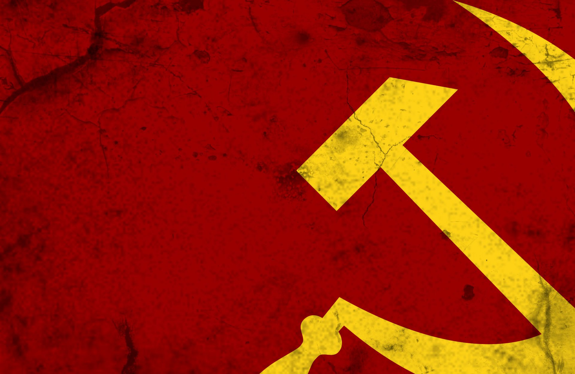 urss hoz y martillo fondo grietas textura minimalismo