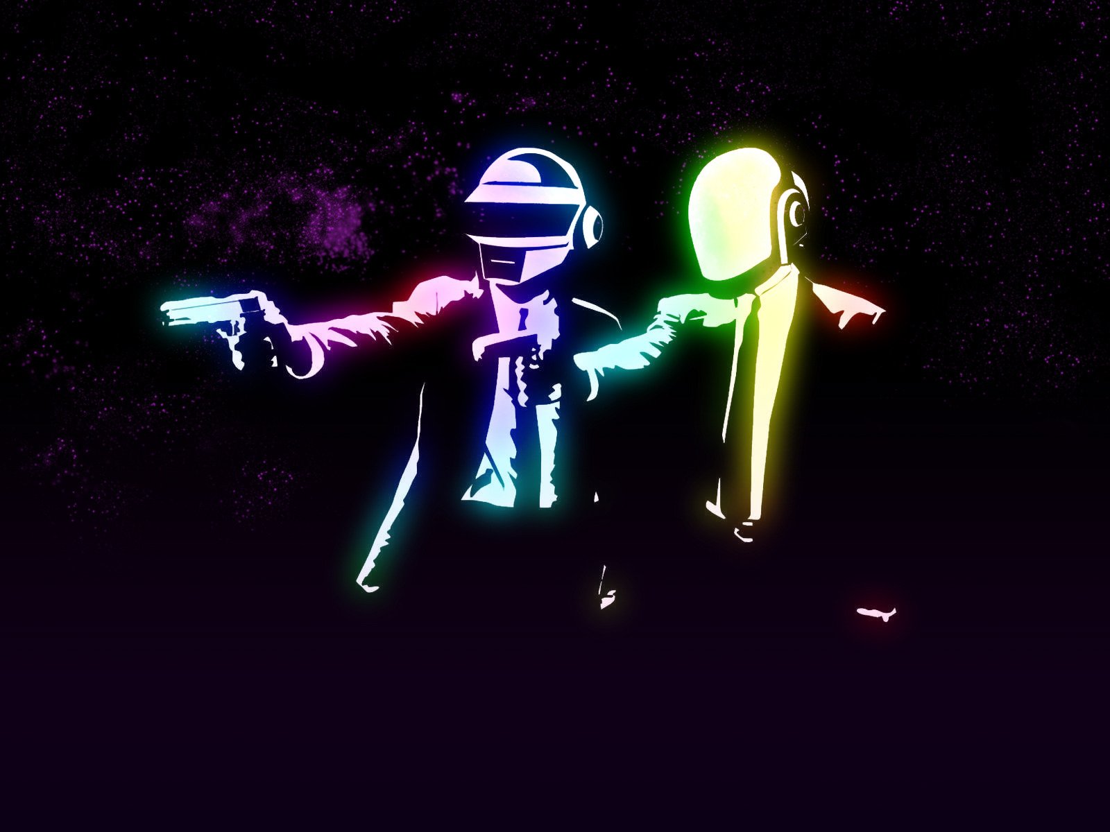 musik daft punk pulp fiction waffen farben