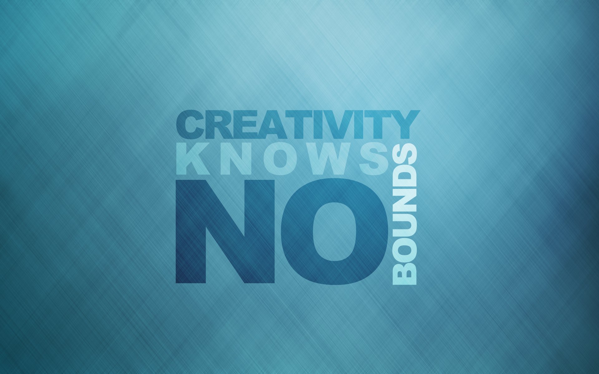 creativity knows no boundaries style phrase words minimalism lines lines 1920x1200