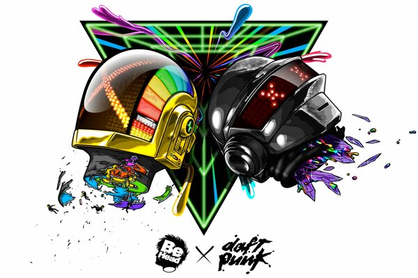 Elektroniczny zegarek Daft punk w stylu techno