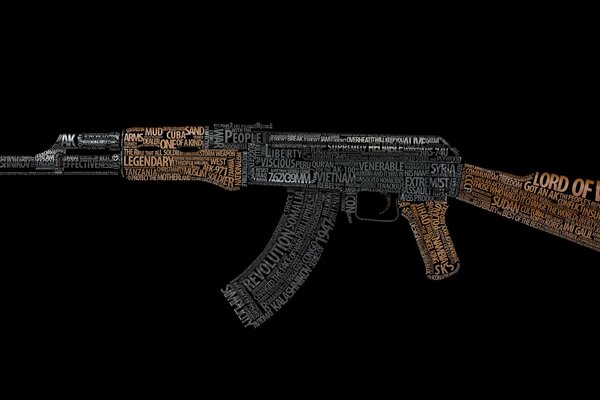 Dessin Kalash ak47