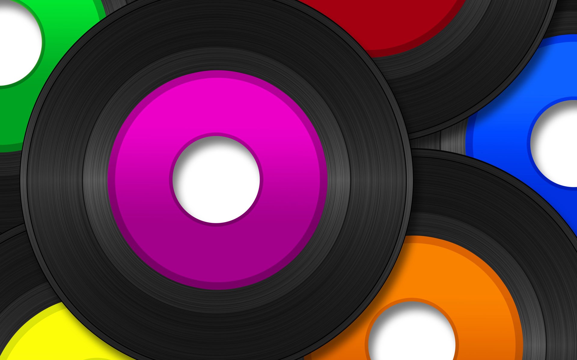 of the plate vinyl flower