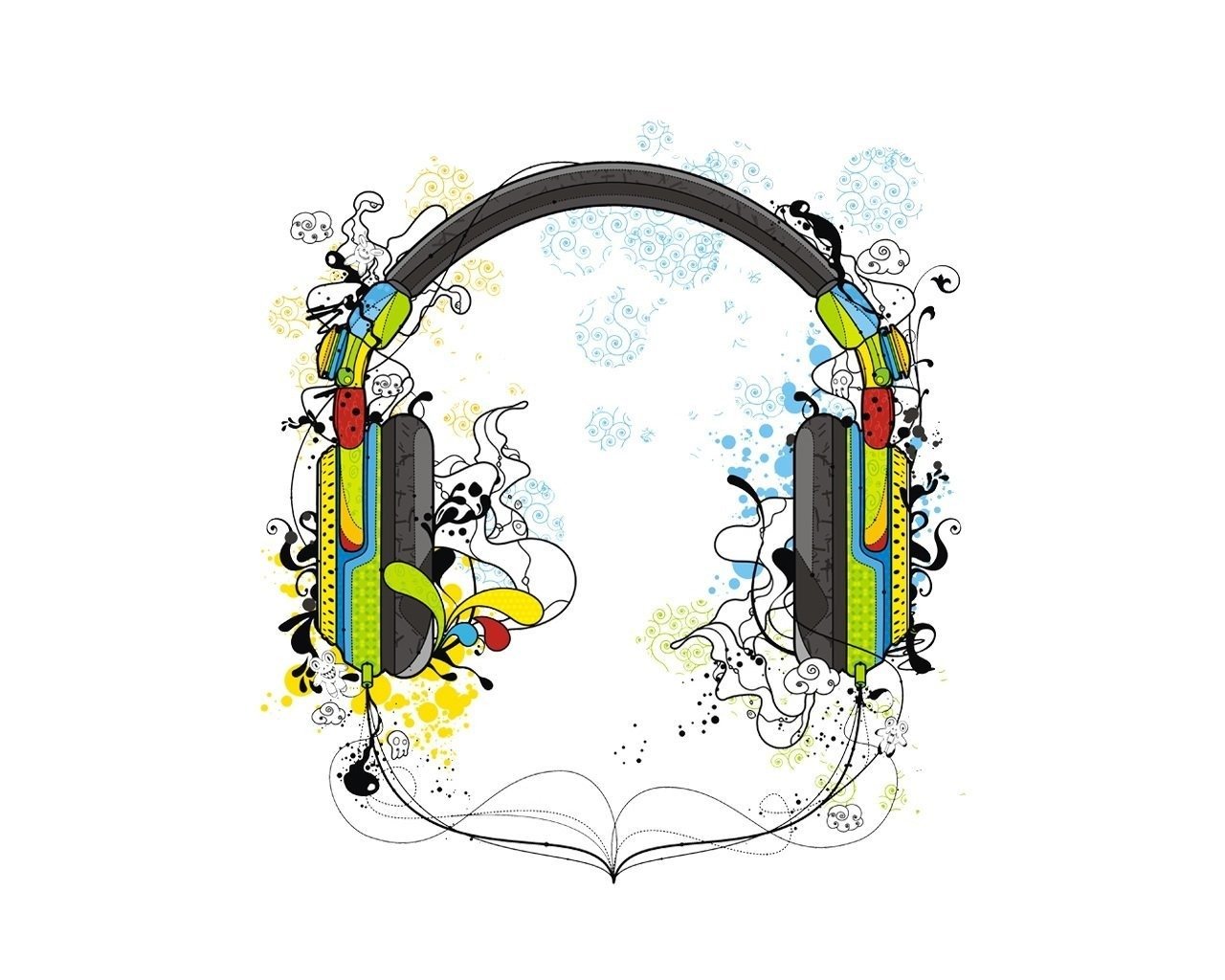 cuffie musica colori