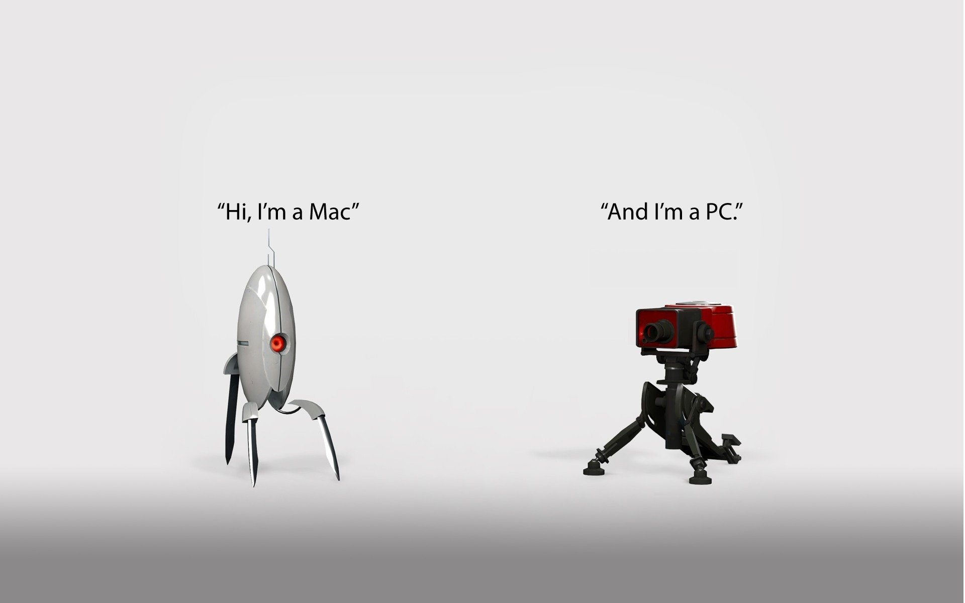 hi i m a mac and i m a pc