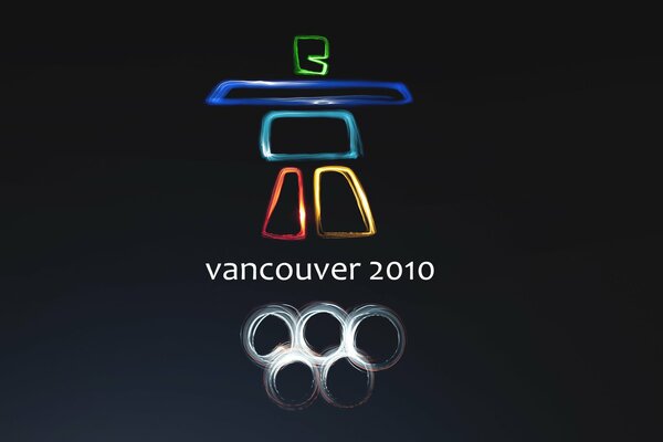 The symbol of the Olympic Games in Vancouver