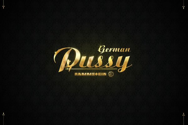 Rammstein poster. German Pussy