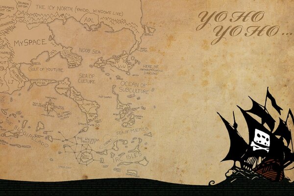 Piracy map for Pirate ships