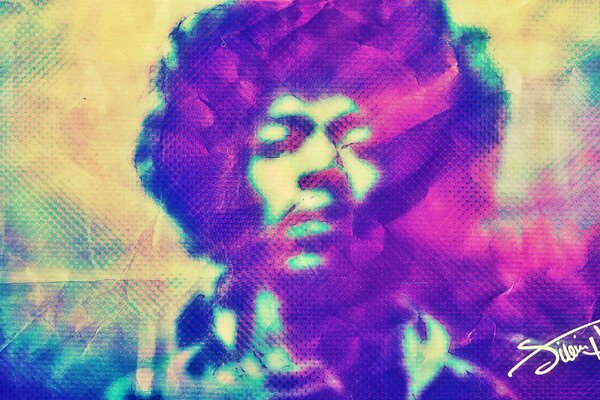 Image artistique de Jimmy Hendrix