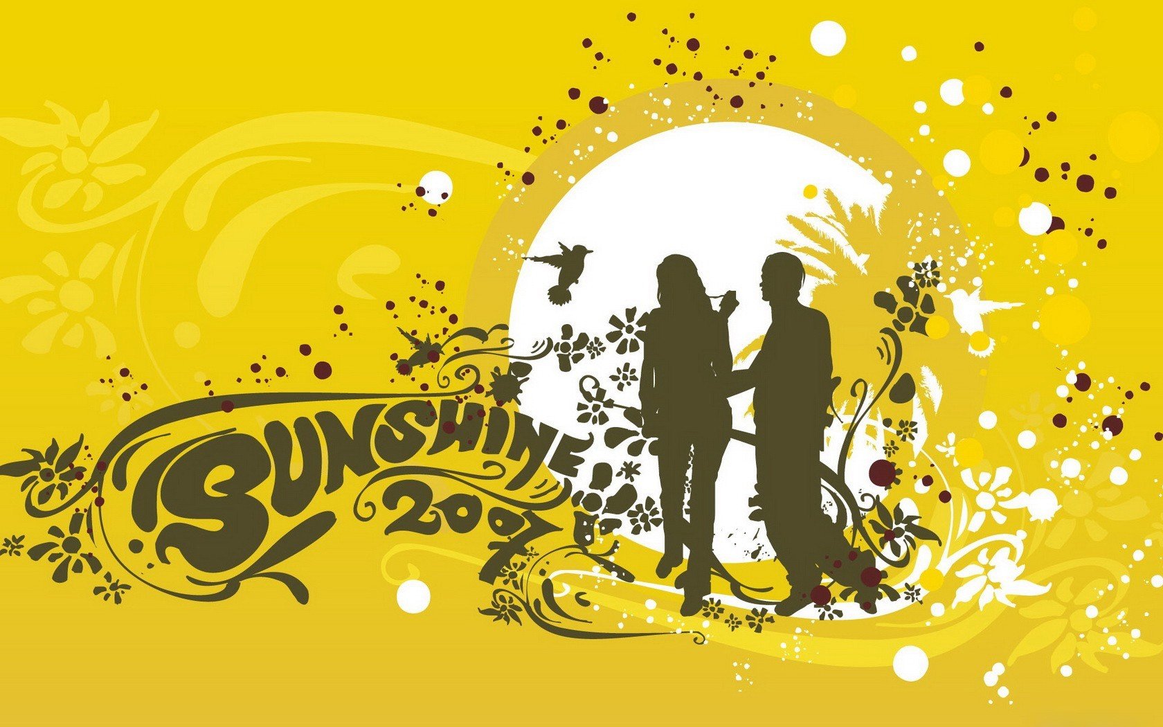 yellow people sunshine vector