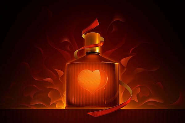 An alluring perfume with notes of love