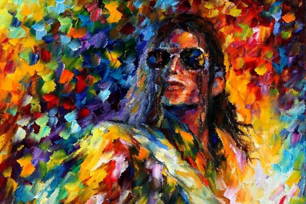 Michael Jackson Oil Painting