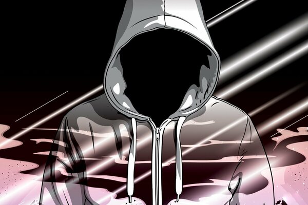 Art image of a hooded sweatshirt